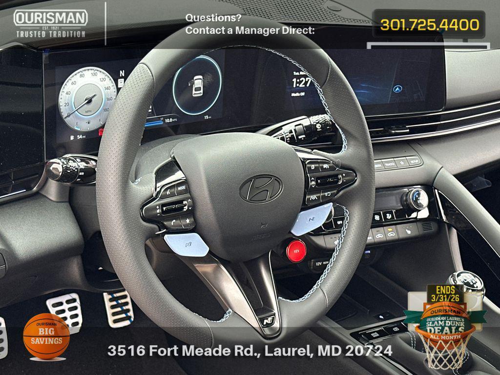 new 2025 Hyundai ELANTRA N car, priced at $33,998