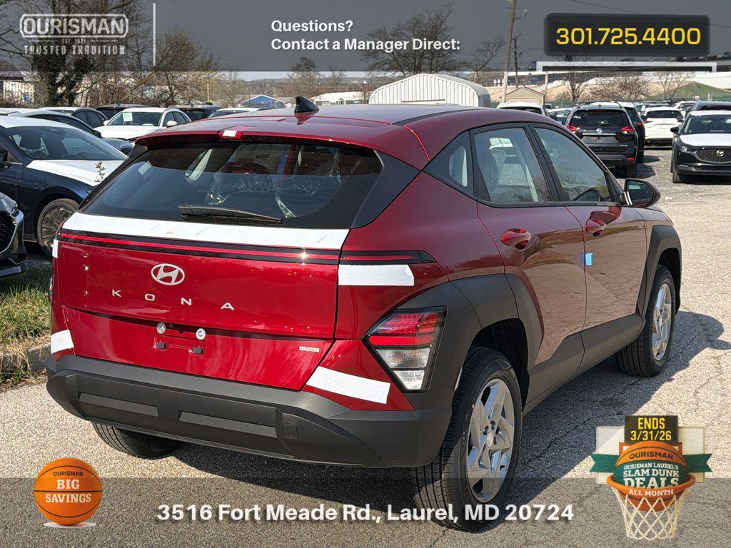 new 2026 Hyundai Kona car, priced at $26,985