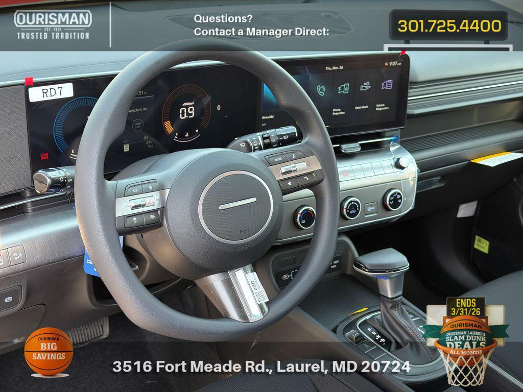 new 2026 Hyundai Kona car, priced at $26,985