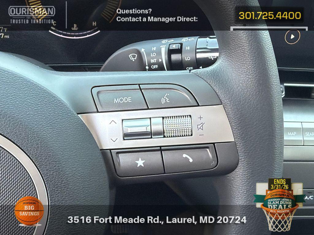 new 2026 Hyundai Kona car, priced at $26,985