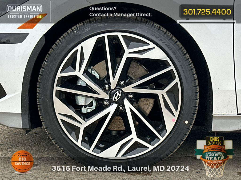 Serenity White 2025 Hyundai IONIQ 6 SEL