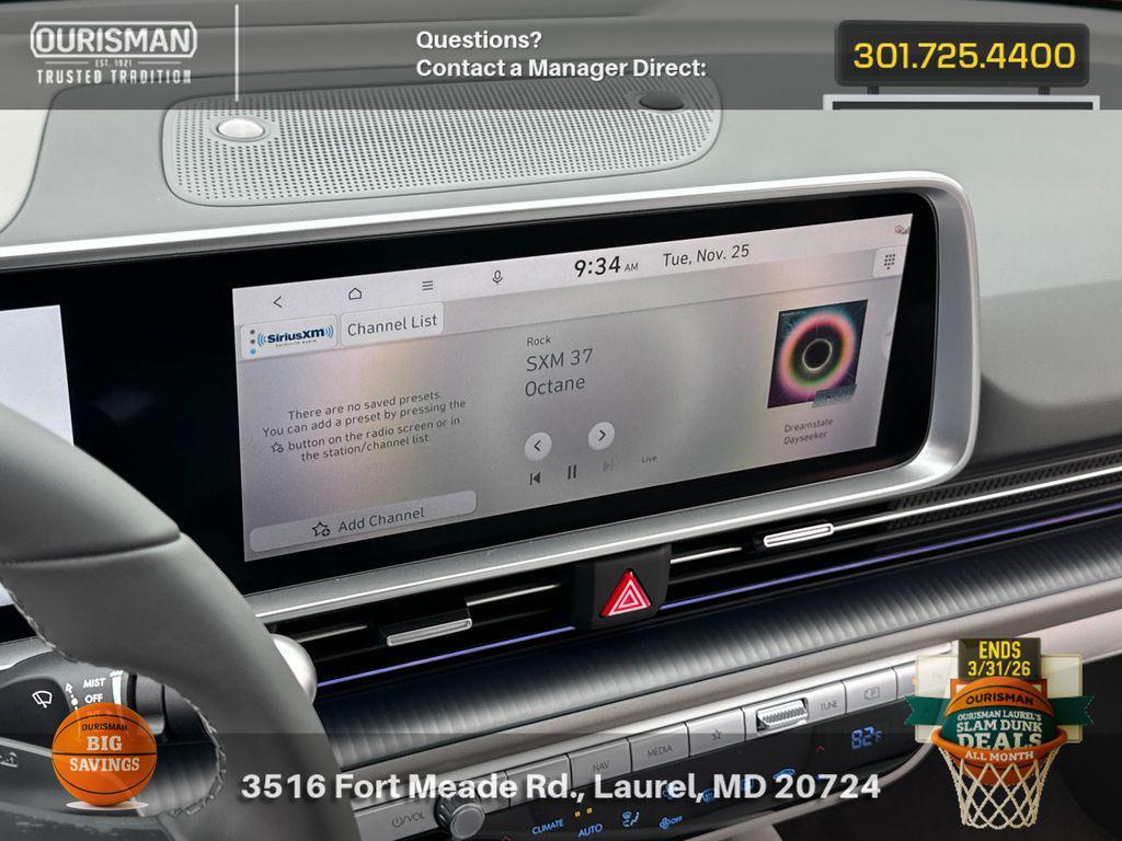 Serenity White 2025 Hyundai IONIQ 6 SEL