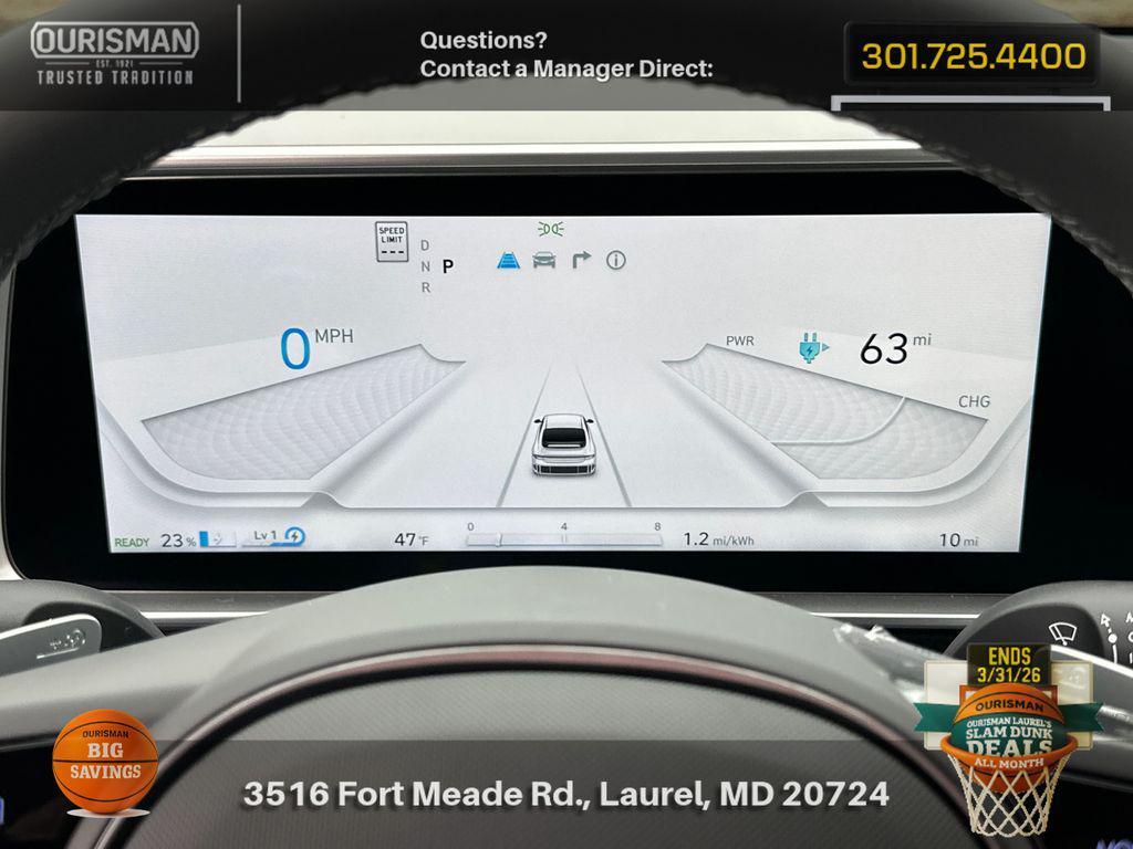 Serenity White 2025 Hyundai IONIQ 6 SEL