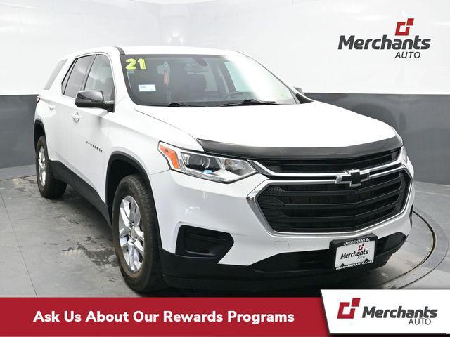 used 2021 Chevrolet Traverse car, priced at $18,831
