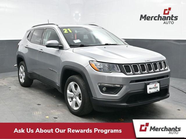 used 2021 Jeep Compass car, priced at $17,940