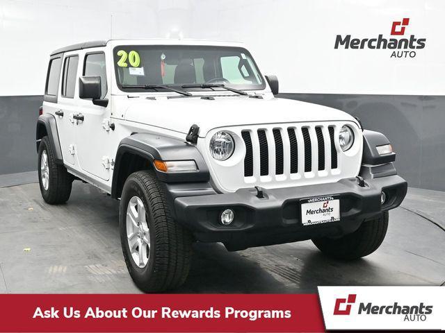 used 2020 Jeep Wrangler Unlimited car, priced at $21,401