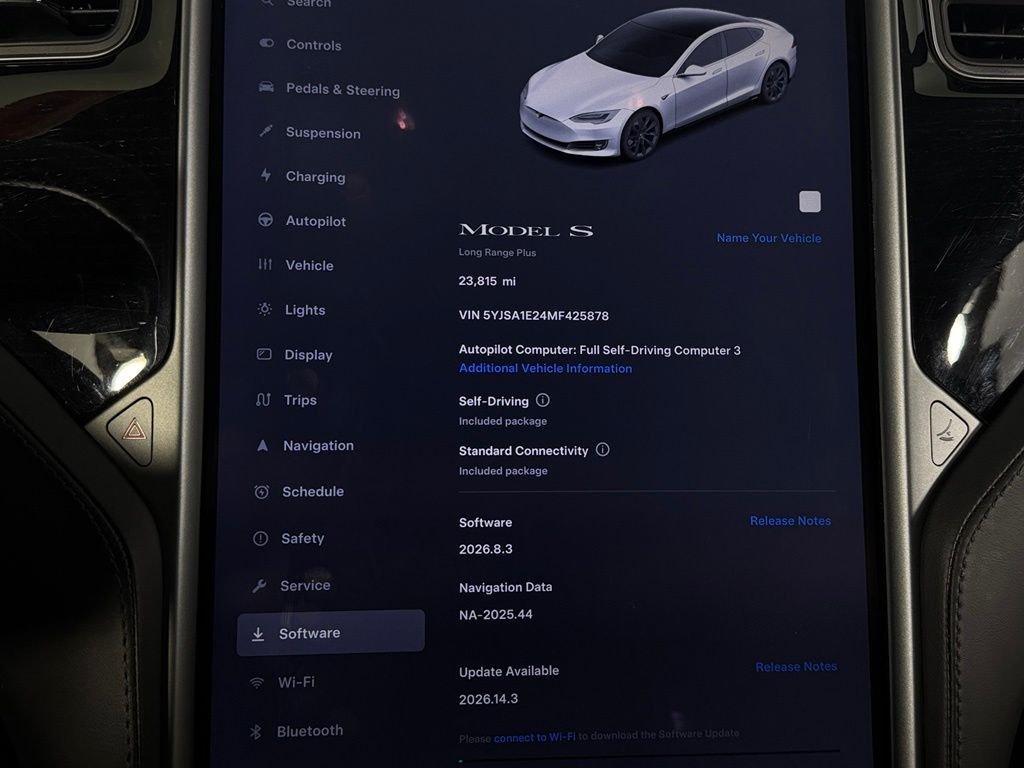 used 2021 Tesla Model S car, priced at $46,373