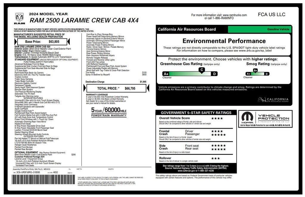 used 2024 Ram 2500 car, priced at $44,973