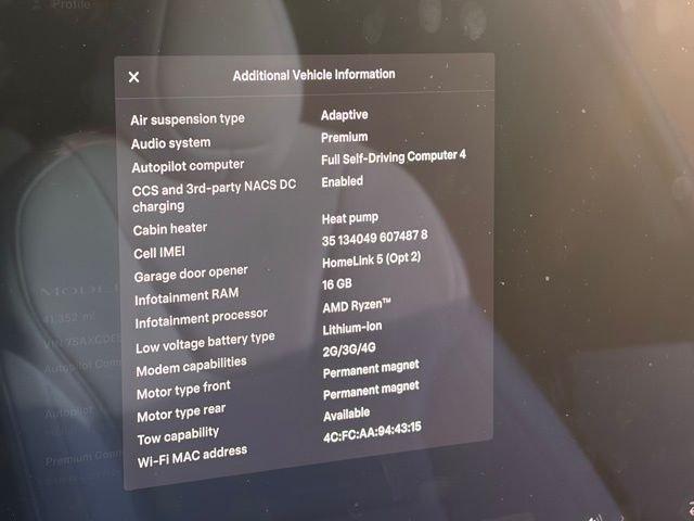 used 2023 Tesla Model X car, priced at $58,473