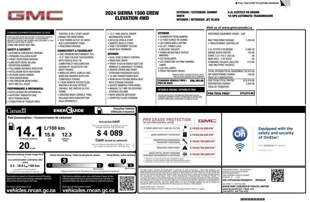 used 2024 GMC Sierra 1500 car, priced at $49,373