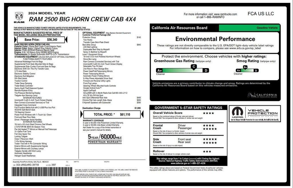 used 2024 Ram 2500 car, priced at $37,973