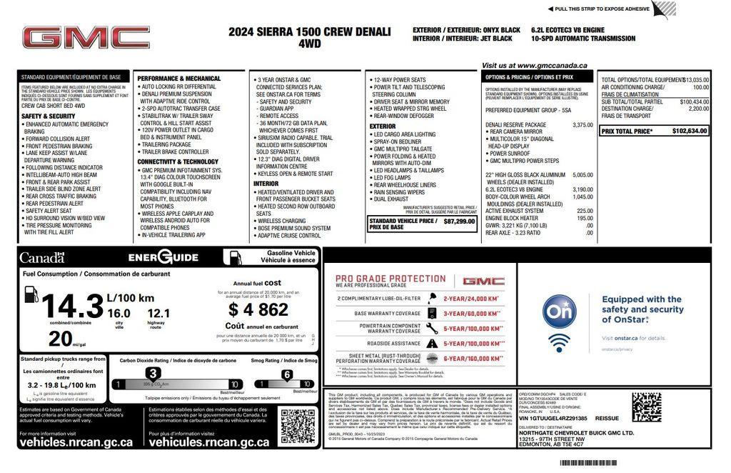 used 2024 GMC Sierra 1500 car, priced at $56,973