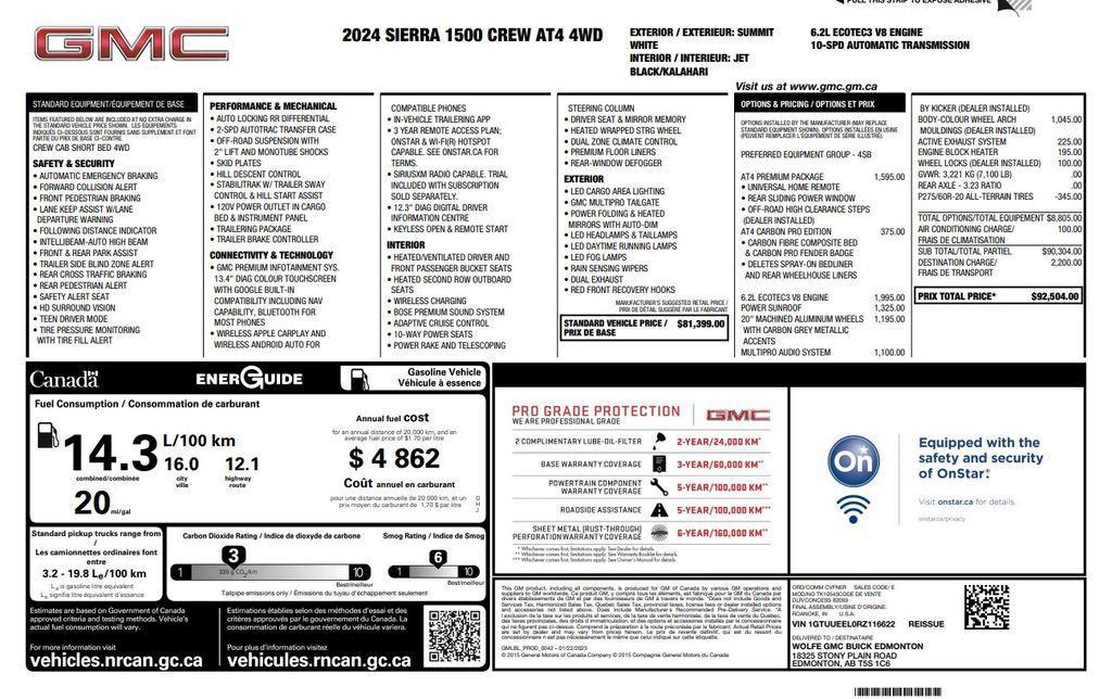 used 2024 GMC Sierra 1500 car, priced at $53,973