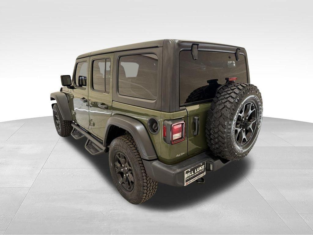 used 2021 Jeep Wrangler Unlimited car, priced at $28,372
