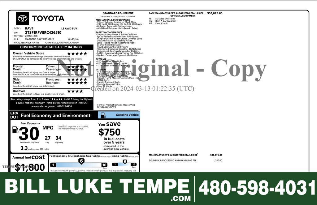 used 2024 Toyota RAV4 car