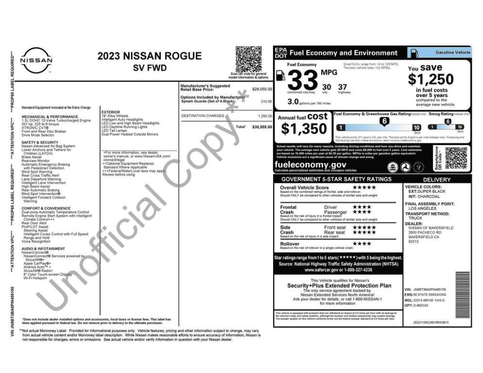 used 2023 Nissan Rogue car, priced at $17,973