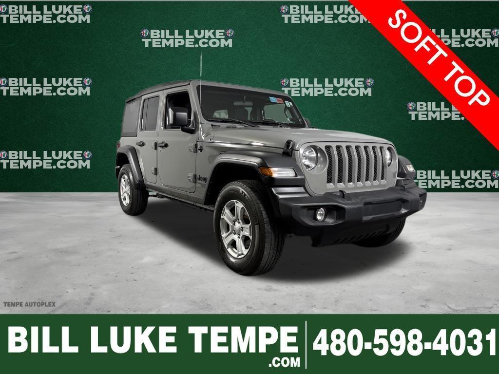 used 2021 Jeep Wrangler Unlimited car, priced at $27,873