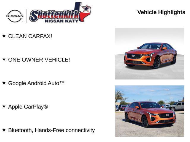 used 2022 Cadillac CT4 car, priced at $33,556