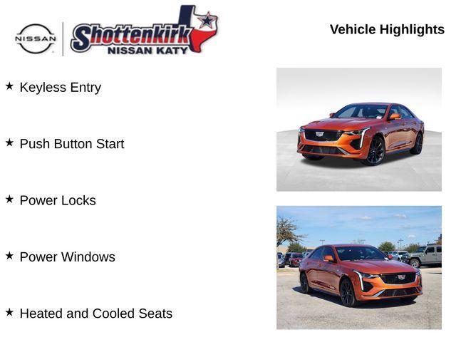 used 2022 Cadillac CT4 car, priced at $33,556