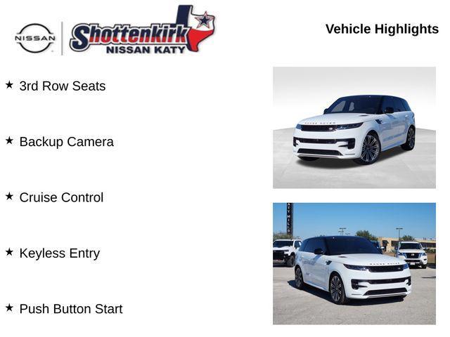 used 2023 Land Rover Range Rover Sport car, priced at $63,995