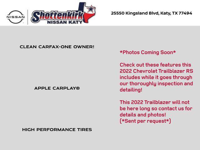 used 2022 Chevrolet TrailBlazer car, priced at $22,352