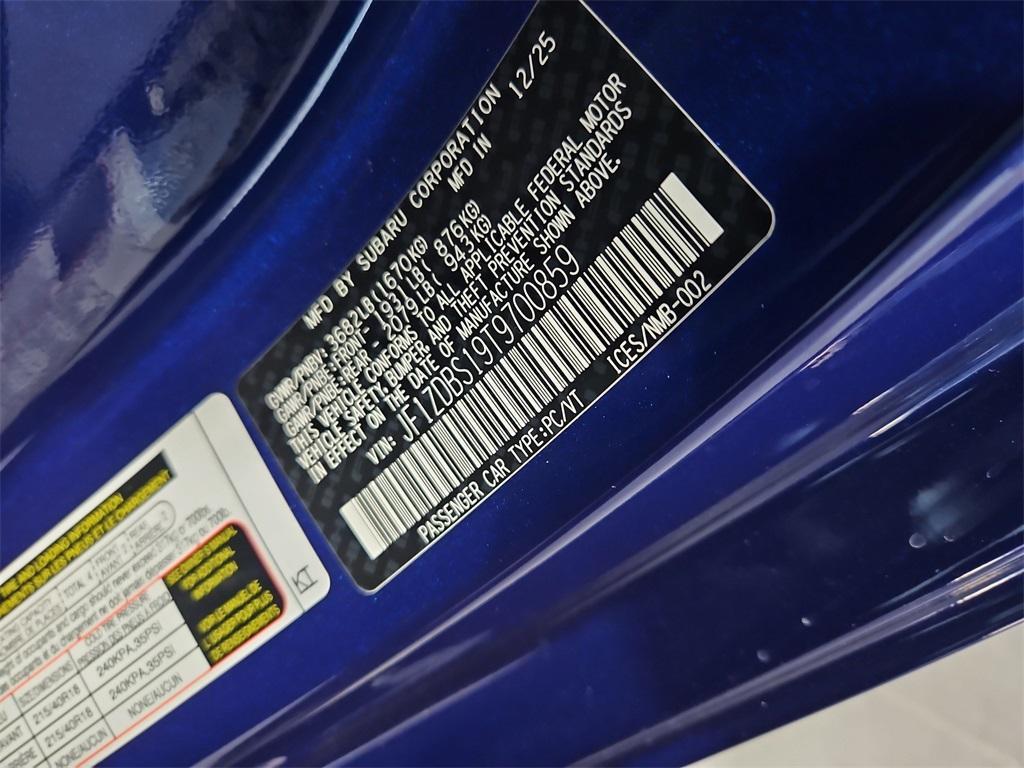 new 2026 Subaru BRZ car, priced at $39,662