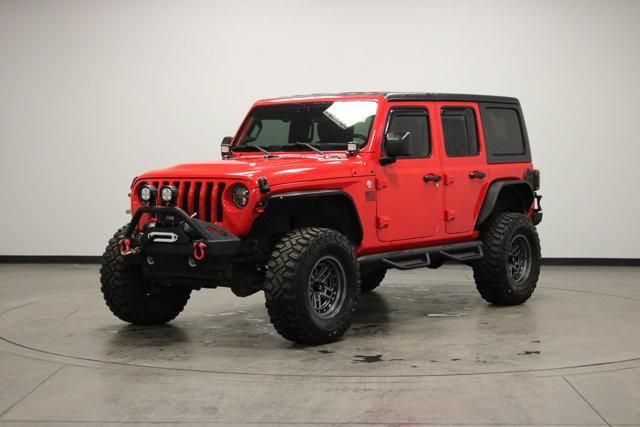 used 2018 Jeep Wrangler Unlimited car, priced at $19,462