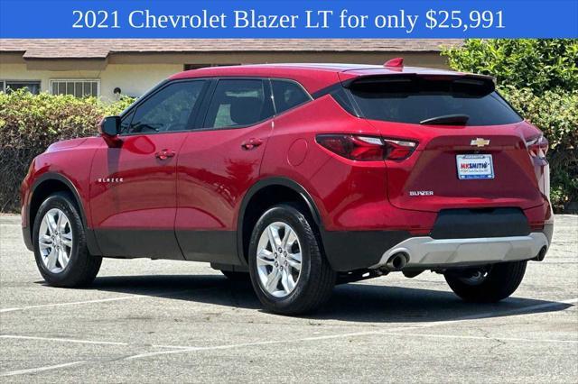 used 2021 Chevrolet Blazer car, priced at $22,500