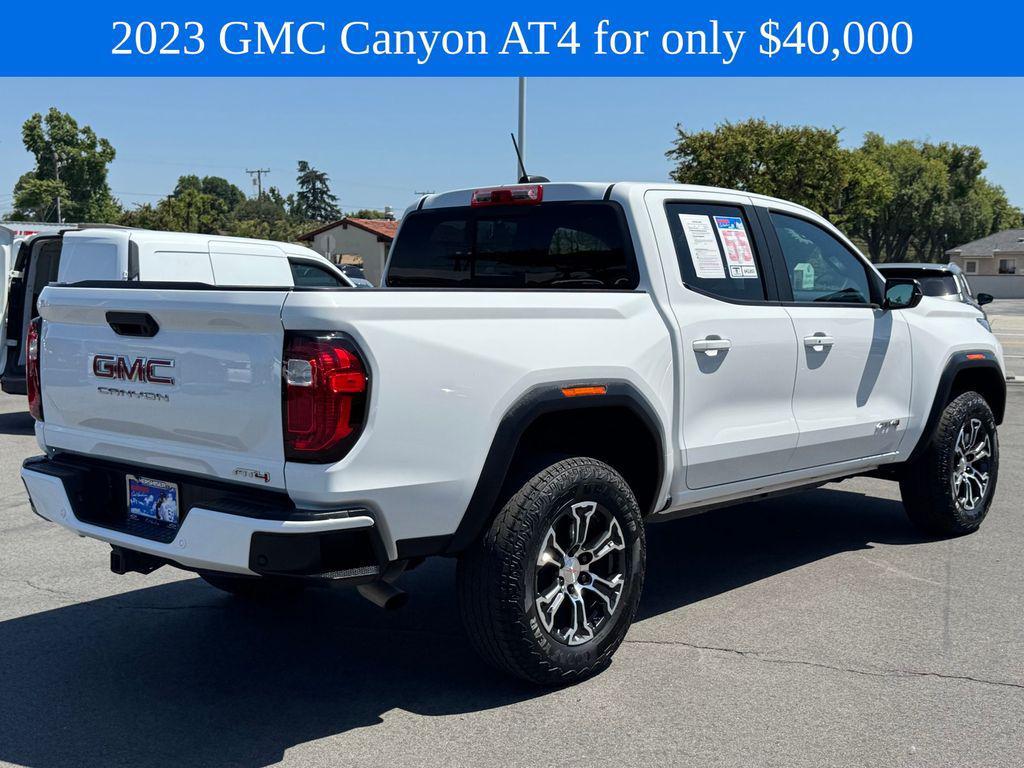 used 2023 GMC Canyon car, priced at $40,000