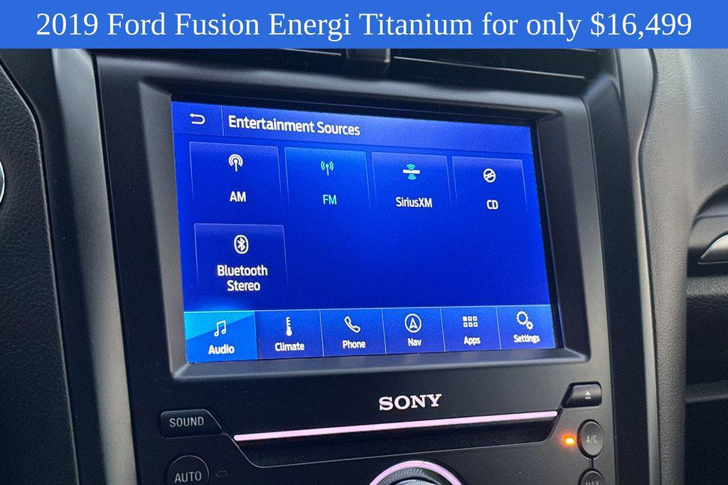 used 2019 Ford Fusion Energi car, priced at $16,499