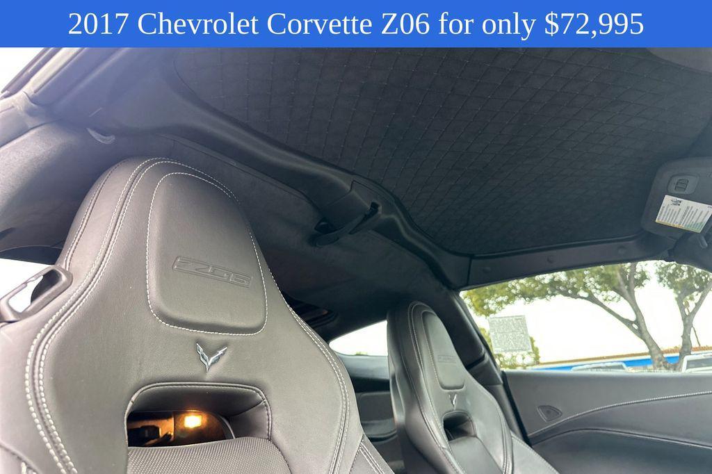 used 2017 Chevrolet Corvette car, priced at $72,995