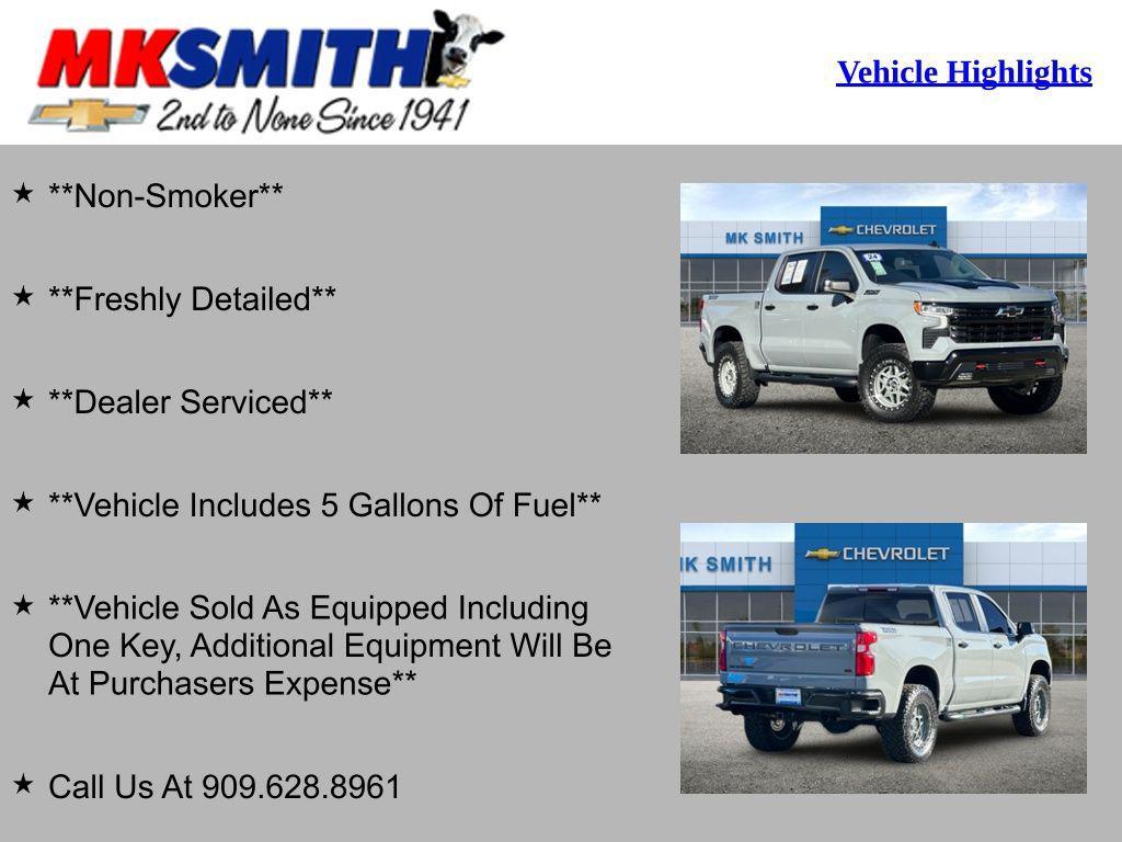 used 2024 Chevrolet Silverado 1500 car, priced at $56,999