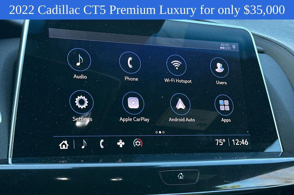 used 2022 Cadillac CT5 car, priced at $35,000