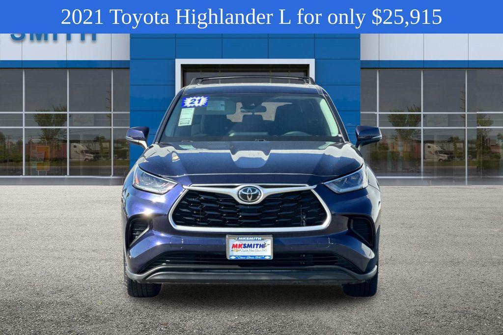 used 2021 Toyota Highlander car, priced at $25,915