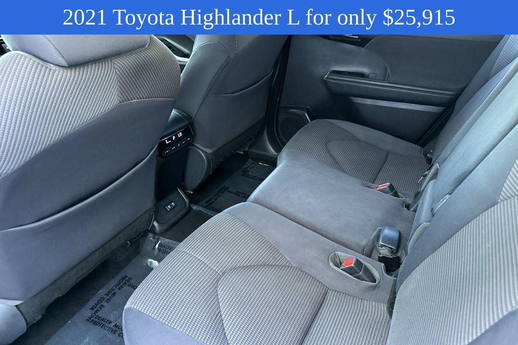 used 2021 Toyota Highlander car, priced at $25,915