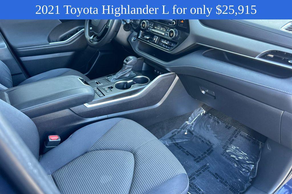 used 2021 Toyota Highlander car, priced at $25,915