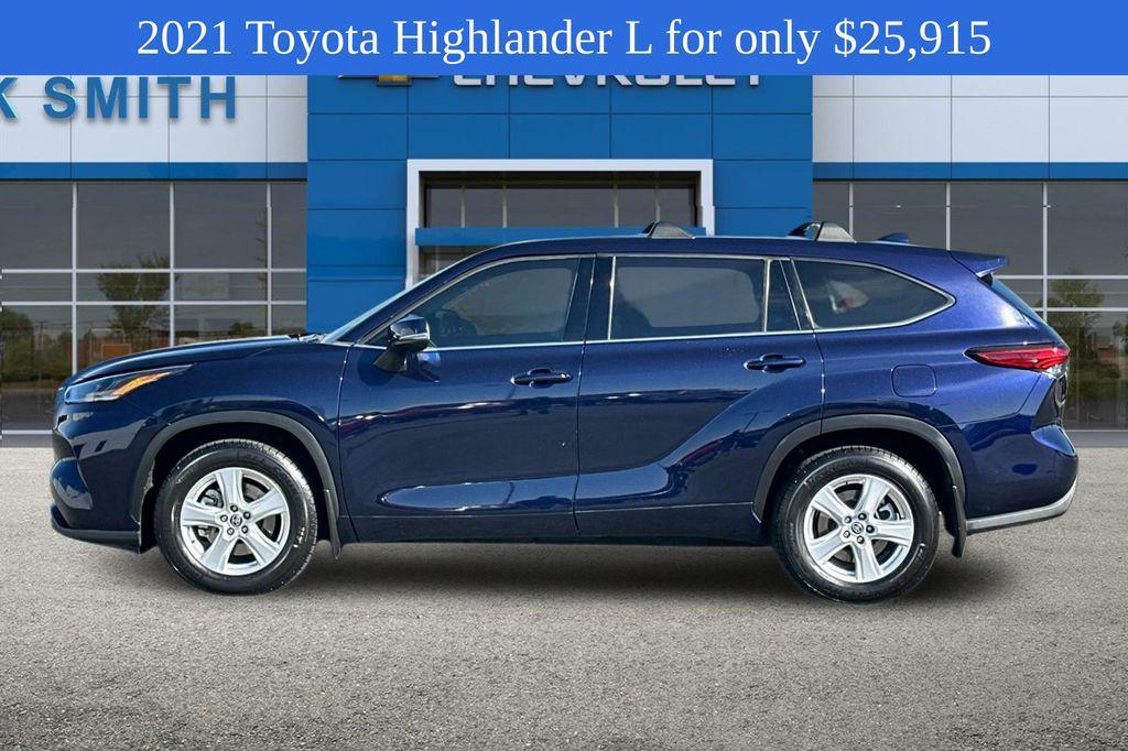 used 2021 Toyota Highlander car, priced at $25,915