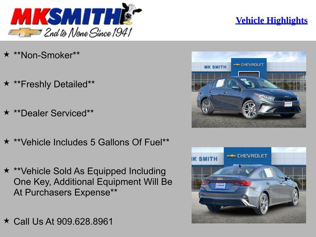 used 2023 Kia Forte car, priced at $16,915