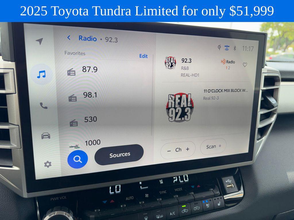 used 2025 Toyota Tundra car, priced at $51,999
