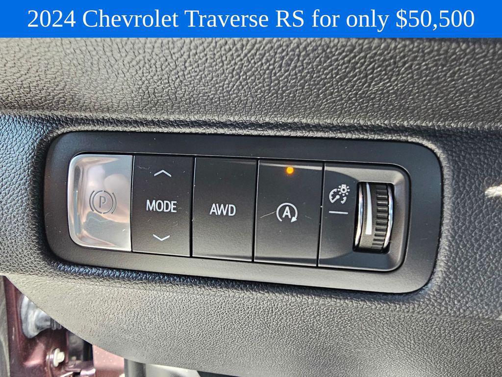 used 2024 Chevrolet Traverse car, priced at $50,500