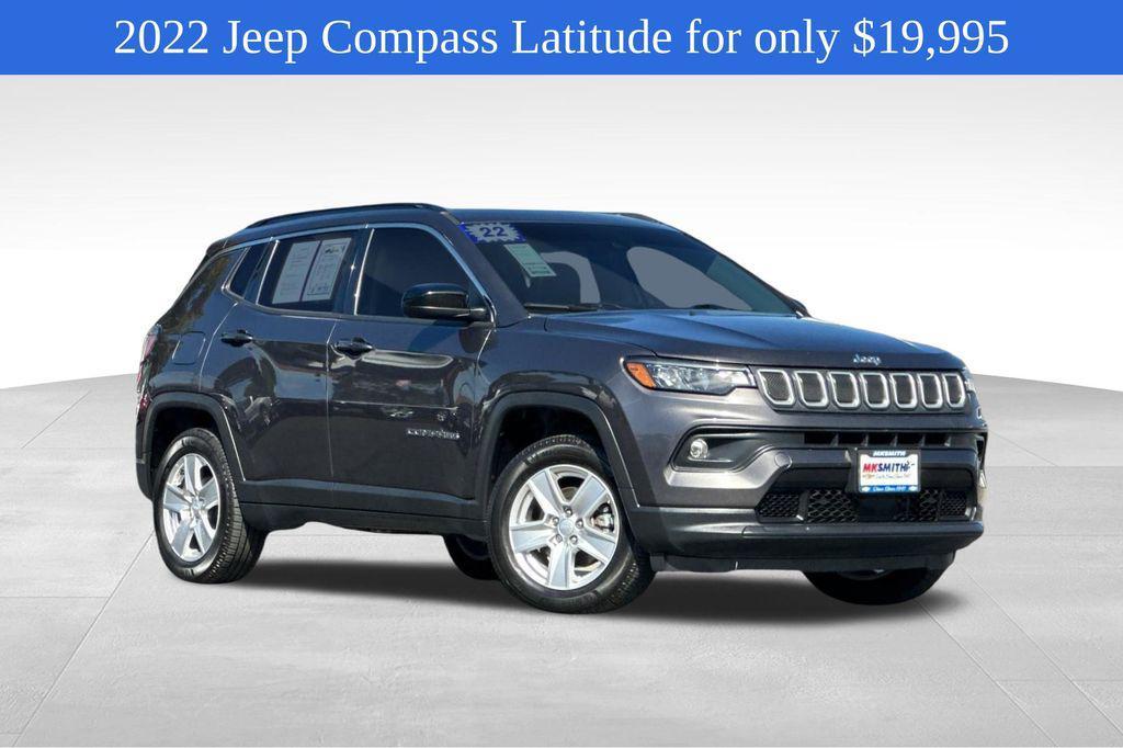 used 2022 Jeep Compass car, priced at $19,995