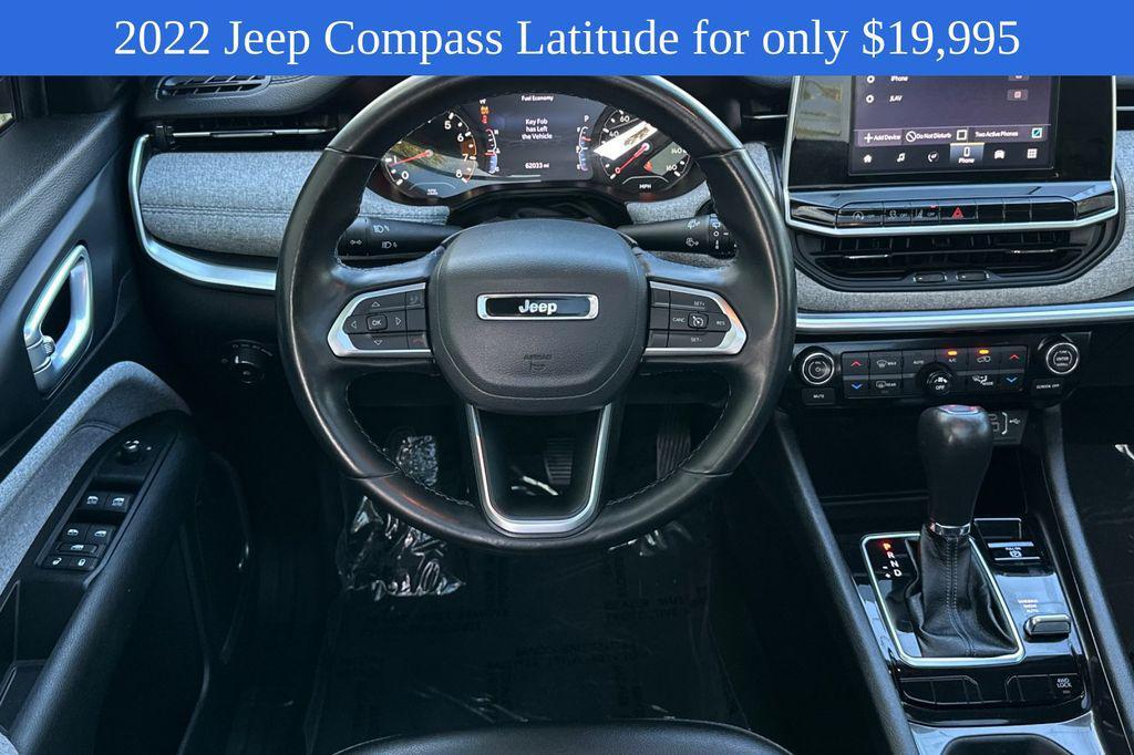 used 2022 Jeep Compass car, priced at $19,995