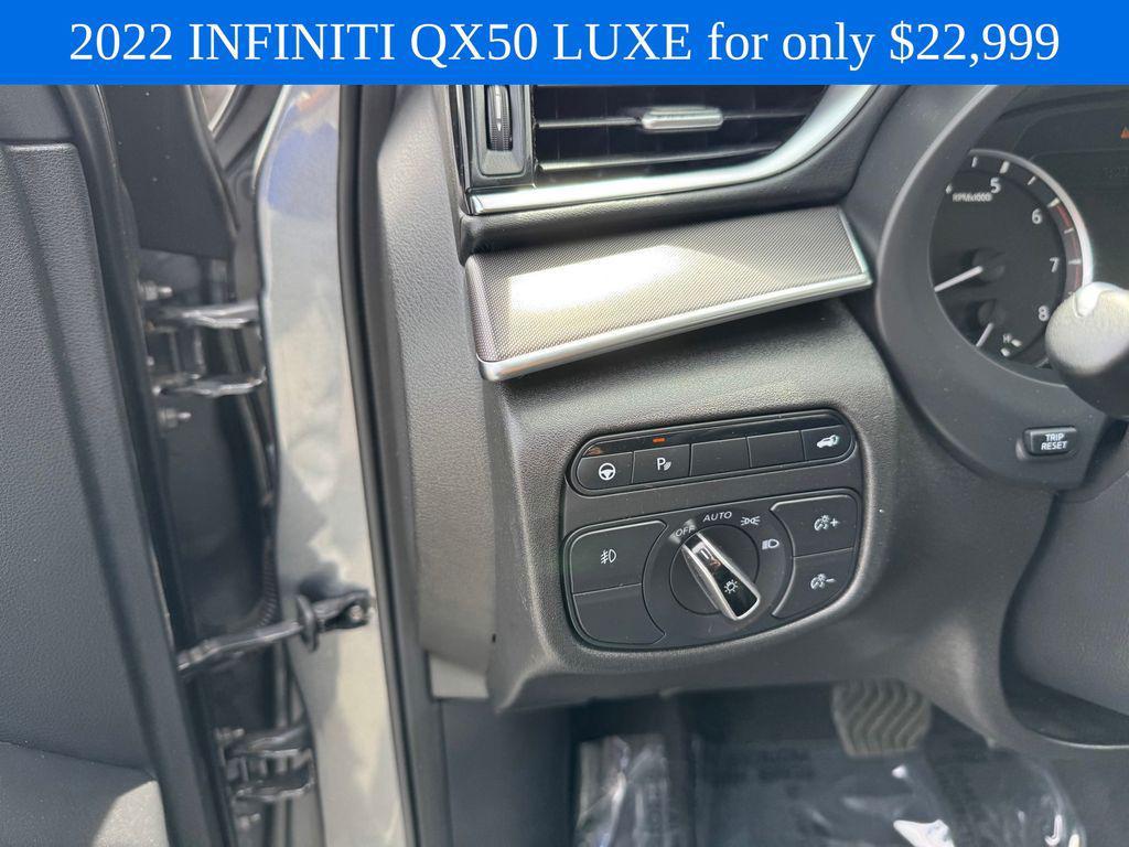 used 2022 INFINITI QX50 car, priced at $22,999