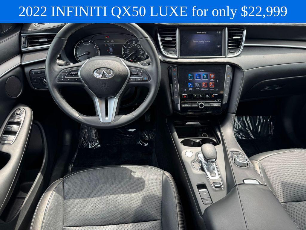 used 2022 INFINITI QX50 car, priced at $22,999