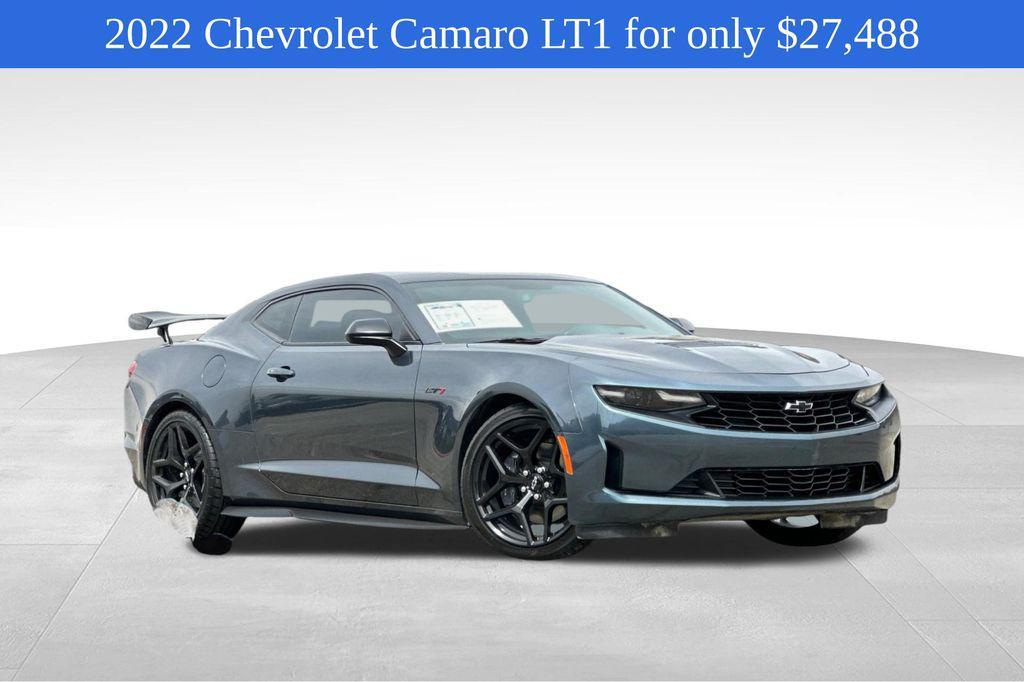 used 2022 Chevrolet Camaro car, priced at $27,488