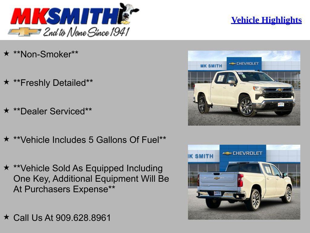 used 2024 Chevrolet Silverado 1500 car, priced at $34,995