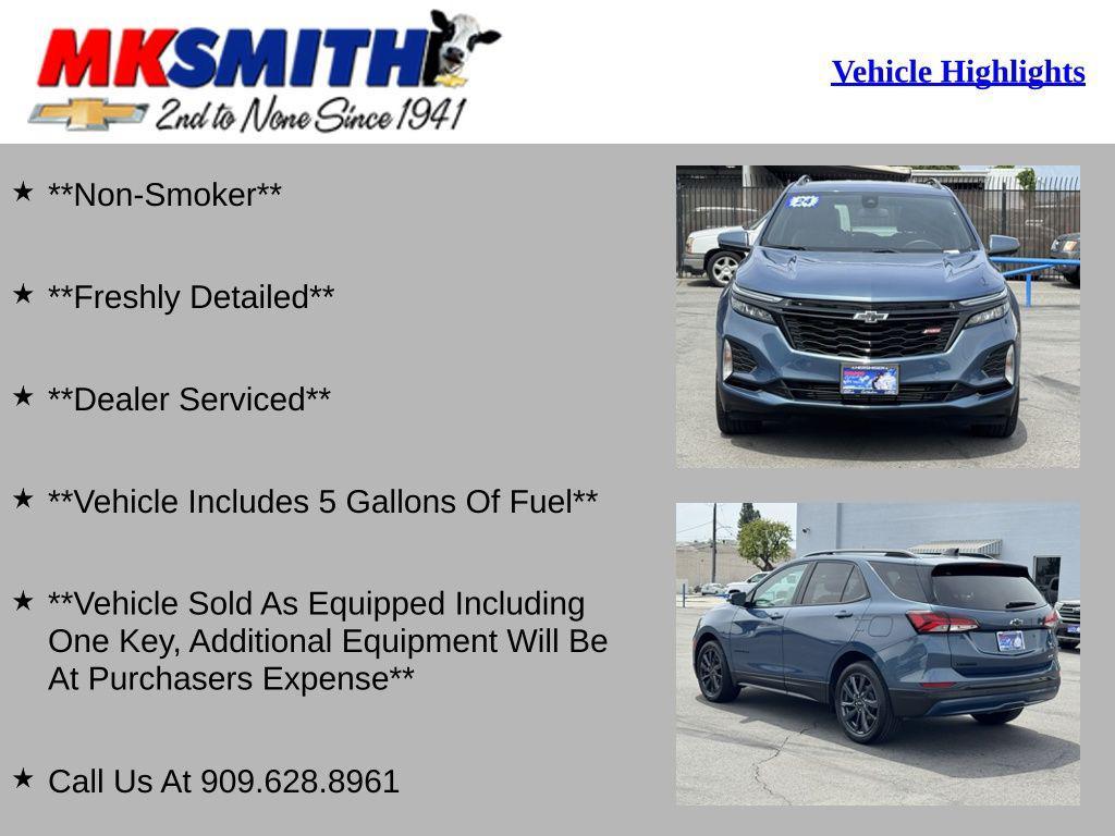 used 2024 Chevrolet Equinox car, priced at $29,470