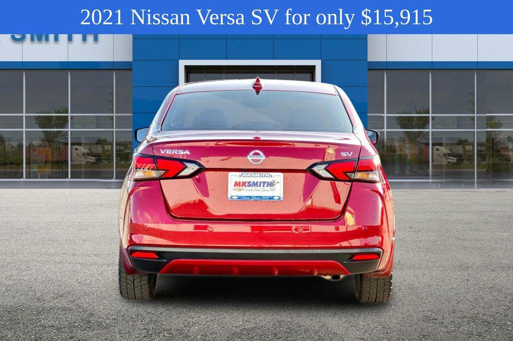 used 2021 Nissan Versa car, priced at $15,915
