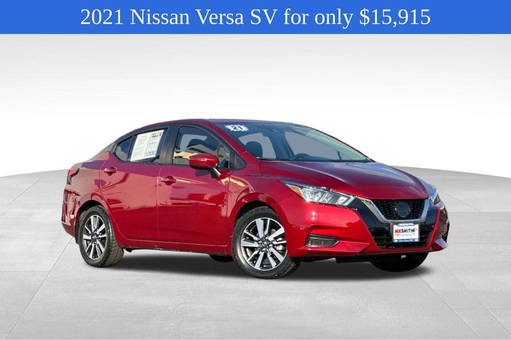 used 2021 Nissan Versa car, priced at $15,915