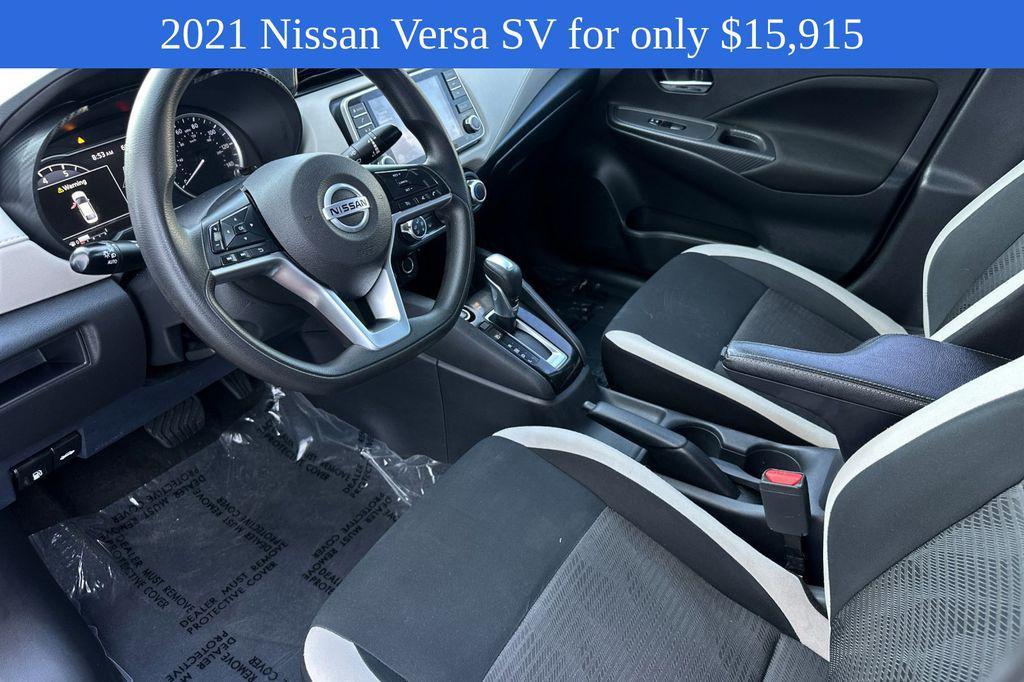 used 2021 Nissan Versa car, priced at $15,915